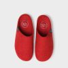 Mujer Toni Pons | Zapatilla Tipo Zueco Para Mujer En Fieltro Reciclado En Rojo - Mona-Fr