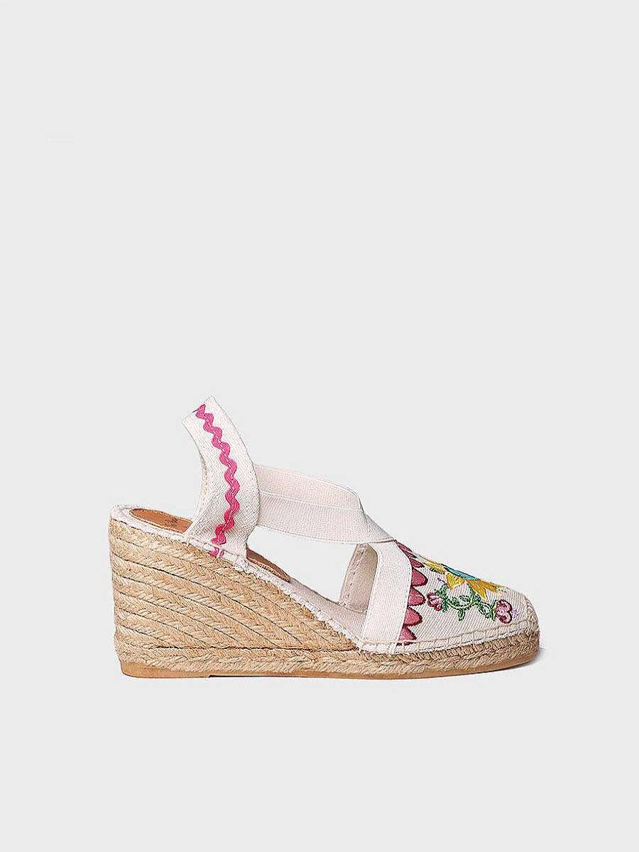 Mujer Toni Pons | Alpargata Ibicenca Multicolor - Gardenia