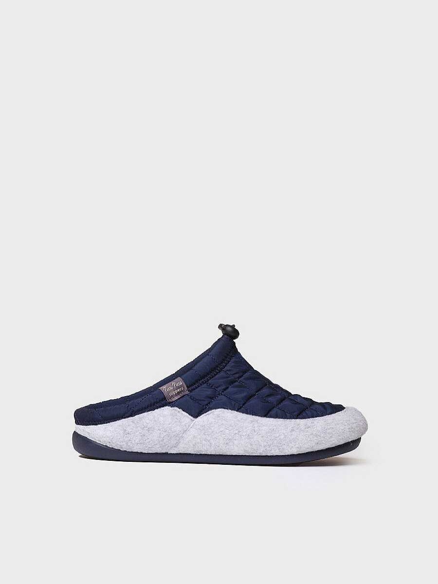 Mujer Toni Pons | Slippers Para Mujer En Tejido Acolchado Y Fieltro - Mel-Um Oceano
