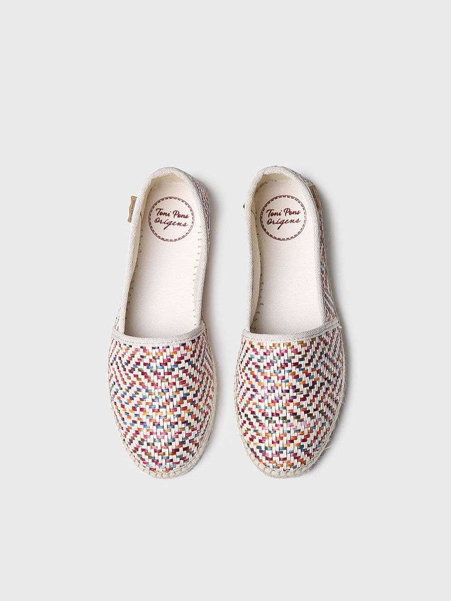 Mujer Toni Pons | Alpargata De Mujer Plana Multicolor - Alma-Ms
