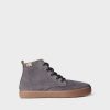 Hombre Toni Pons | Botin Con Cordones Para Hombre En Serraje En Gris - Dalton-Sy