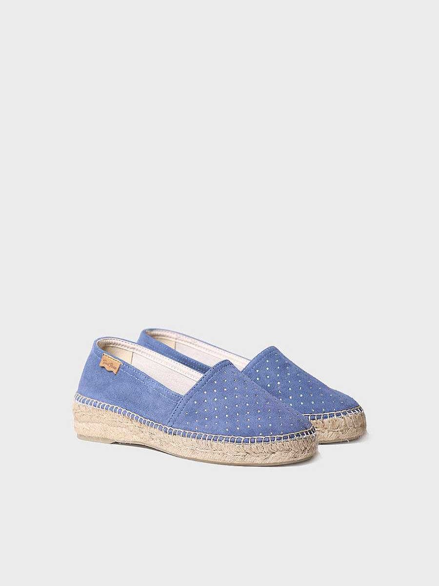 Mujer Toni Pons | Alpargata De Mujer Con Brillantes En Color Indigo - Eddy-St