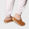 Mujer Toni Pons | Zapatilla De Casa Tipo Zueco Para Mujer En Tejido En Cuero - Mosul-Bd