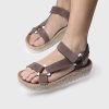 Mujer Toni Pons | Sandalia Plana De Yute En Color Taupe - Brit-A