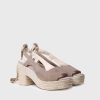 Mujer Toni Pons | Sandalia Destalonada De Tacon En Color Taupe - Kiva-A